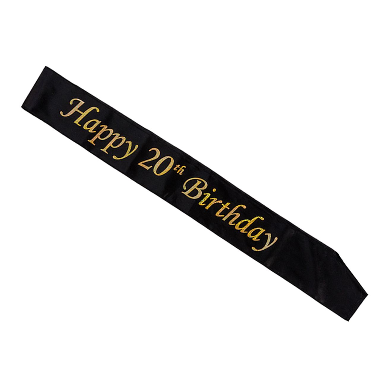 Kunnianauha Happy Birthday Musta/Kulta