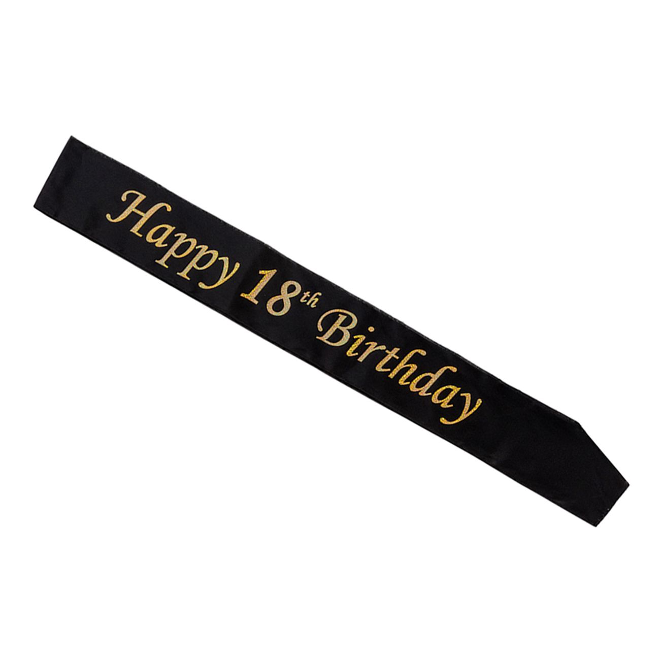 Kunnianauha Happy Birthday Musta/Kulta