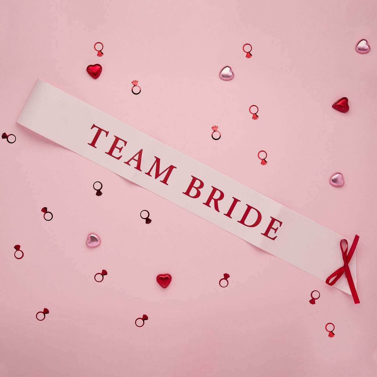 Ordensband Team Bride Rosa