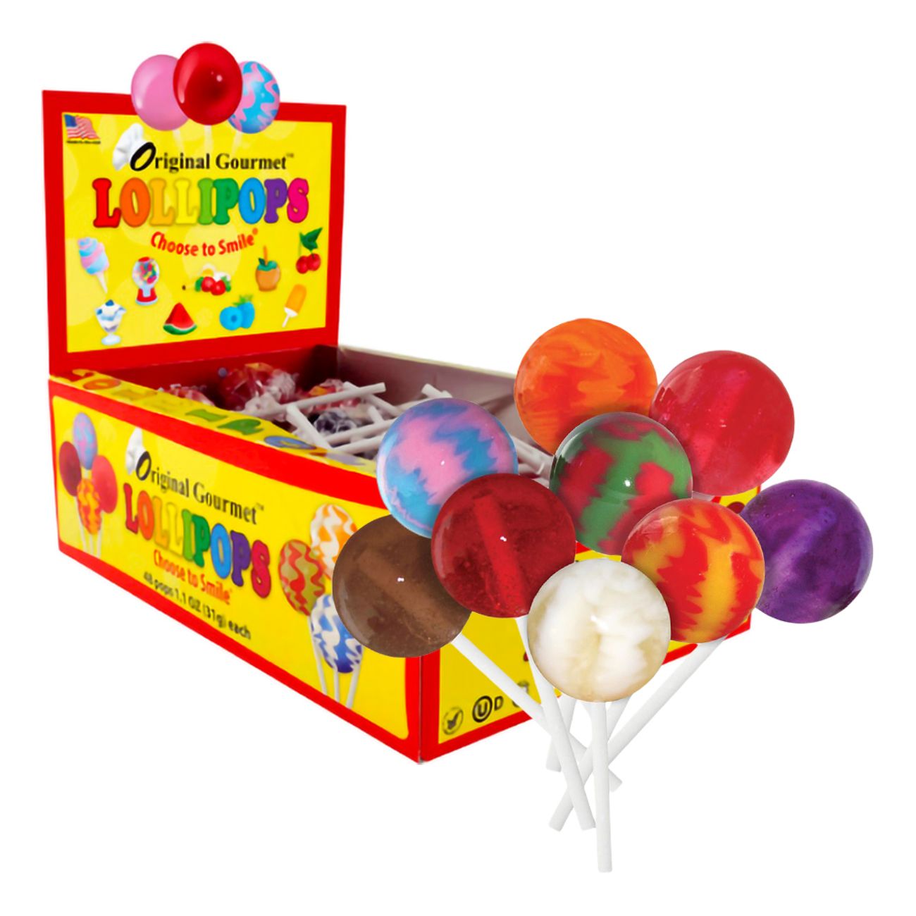 Orginal Gourmet Lollipop Storpack