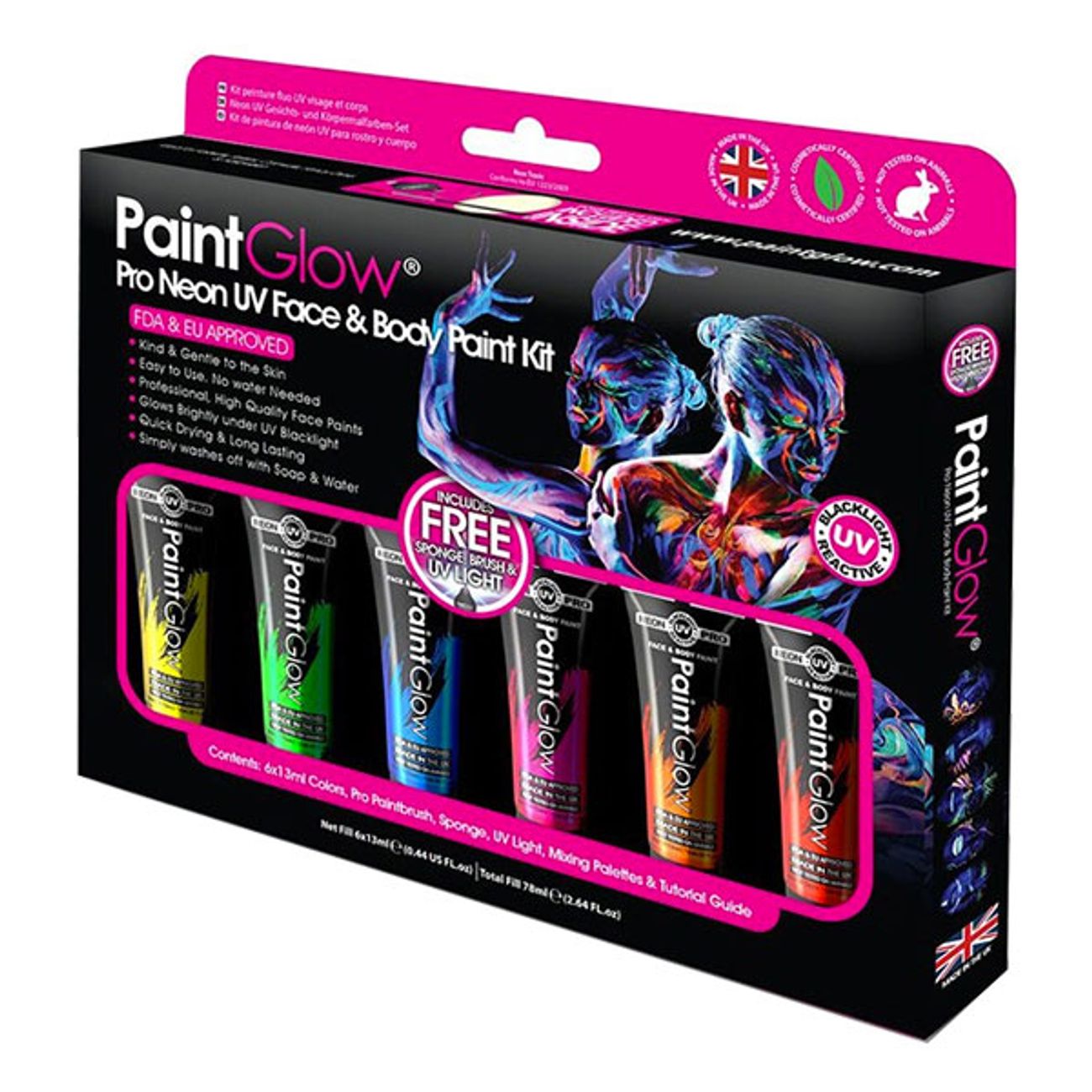 paintglow-pro-uv-neon-ansikts-kroppsfarg-kit-1