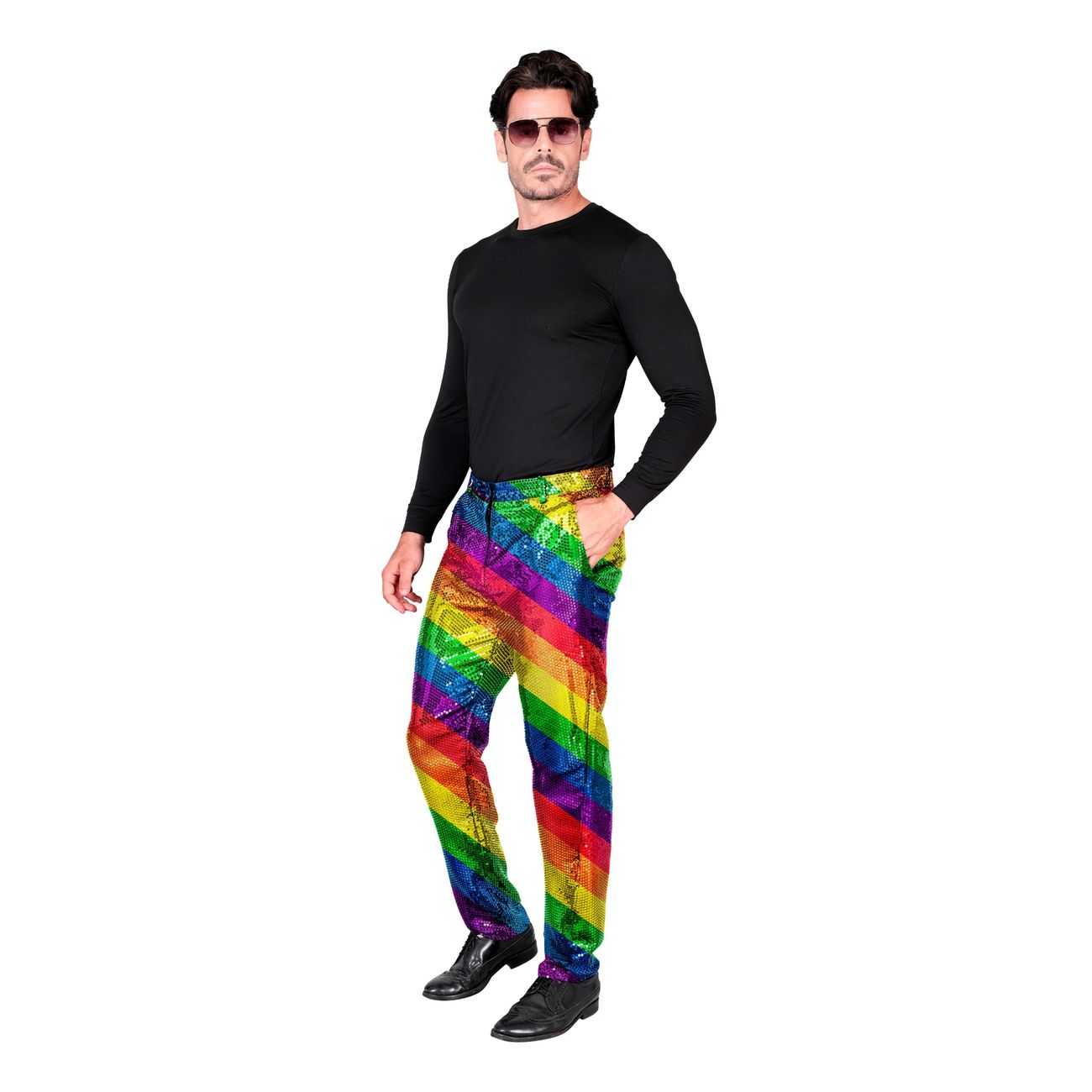 Paljettbyxor Multi Pride Herr