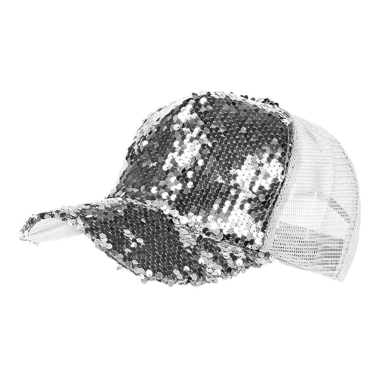 Paljettkeps Silver