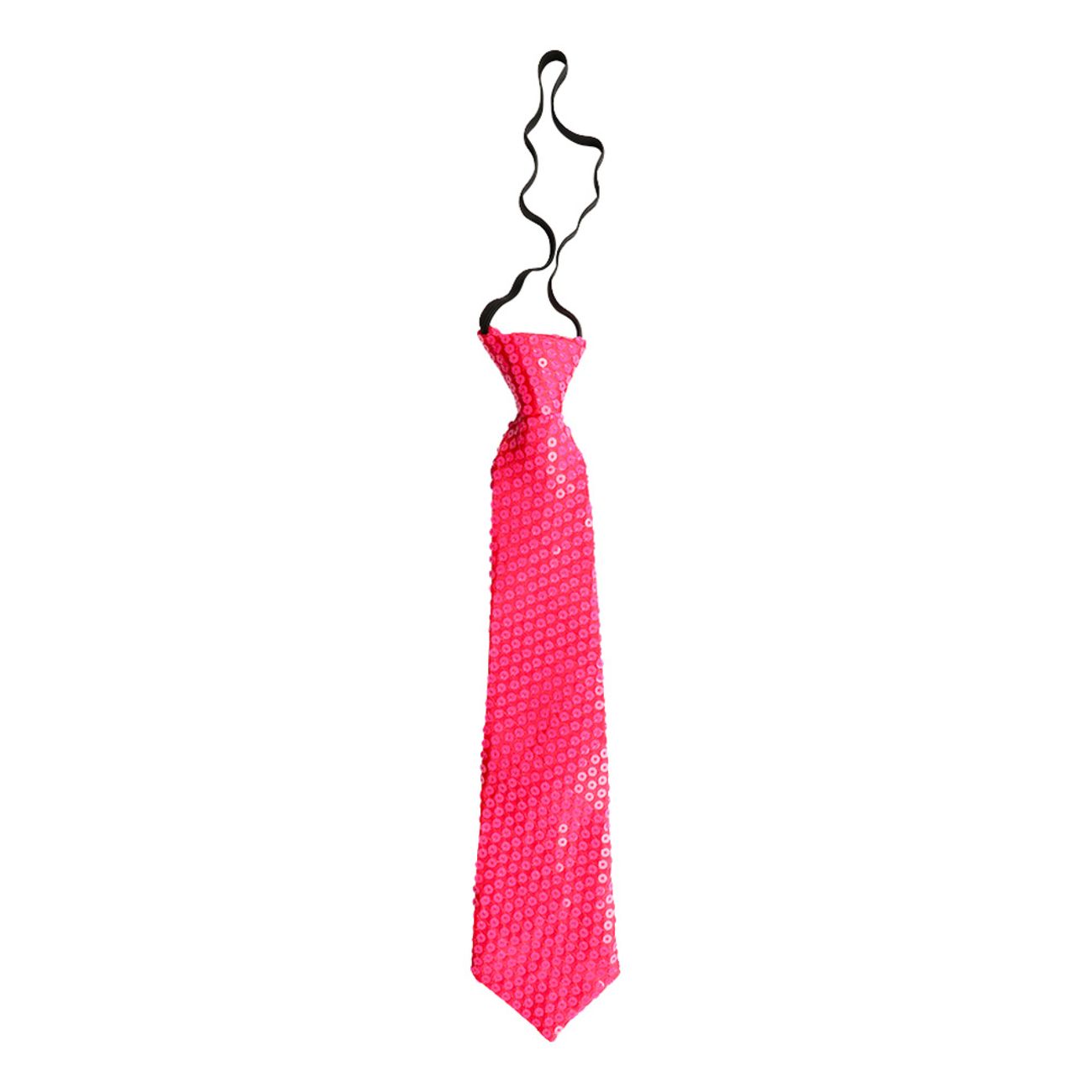 Paljettslips Neonrosa