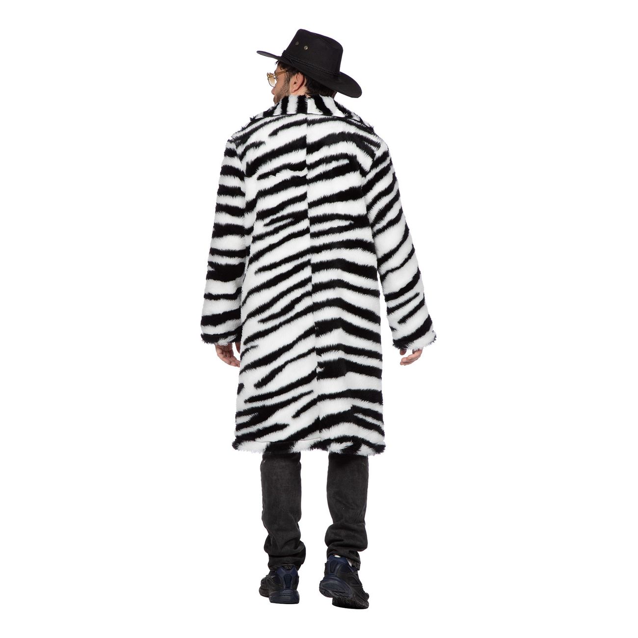 Pälsjacka Lång Zebra