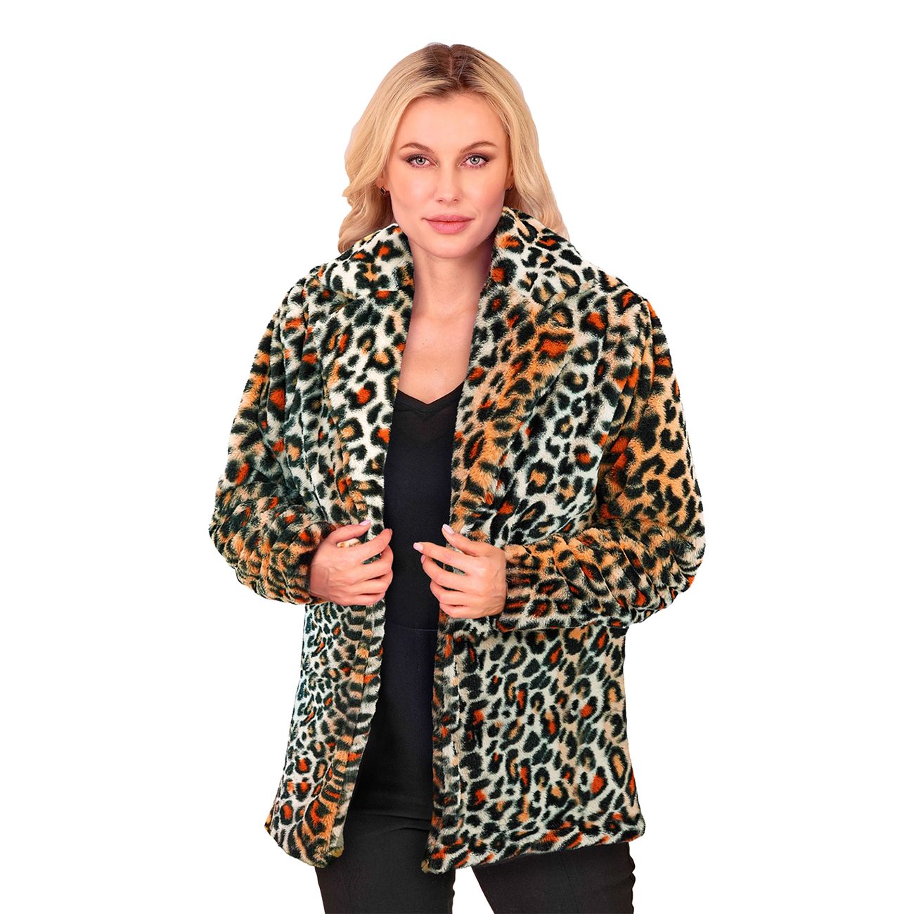 Pelsjakke Leopard