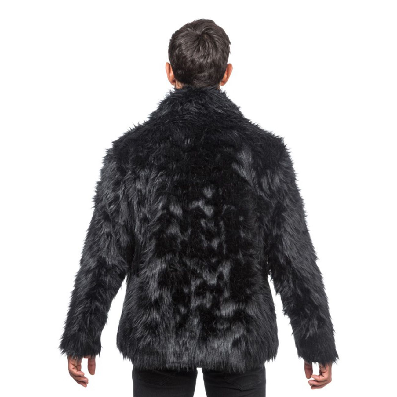 Pälsjacka Svart