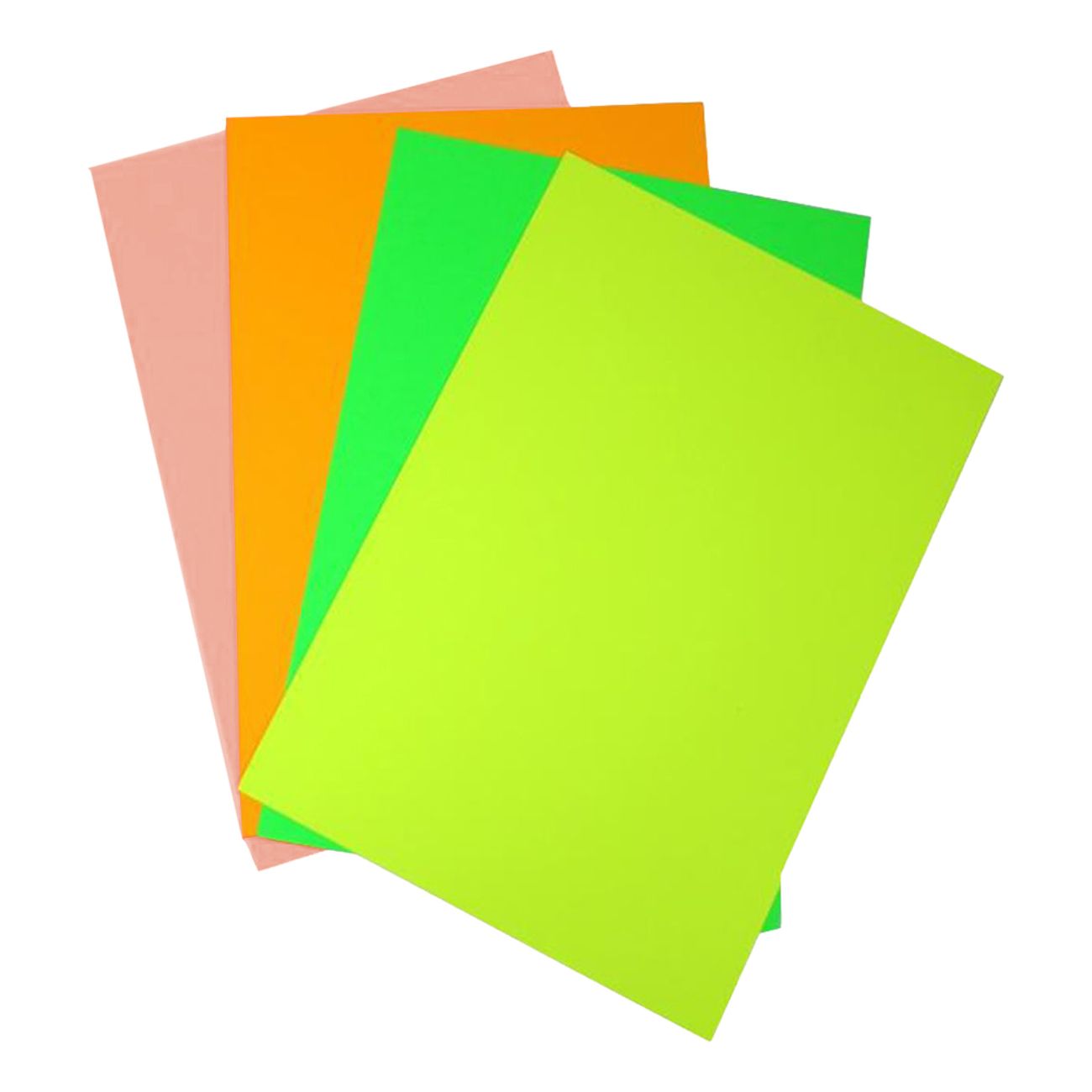 Papper Neonfärgade