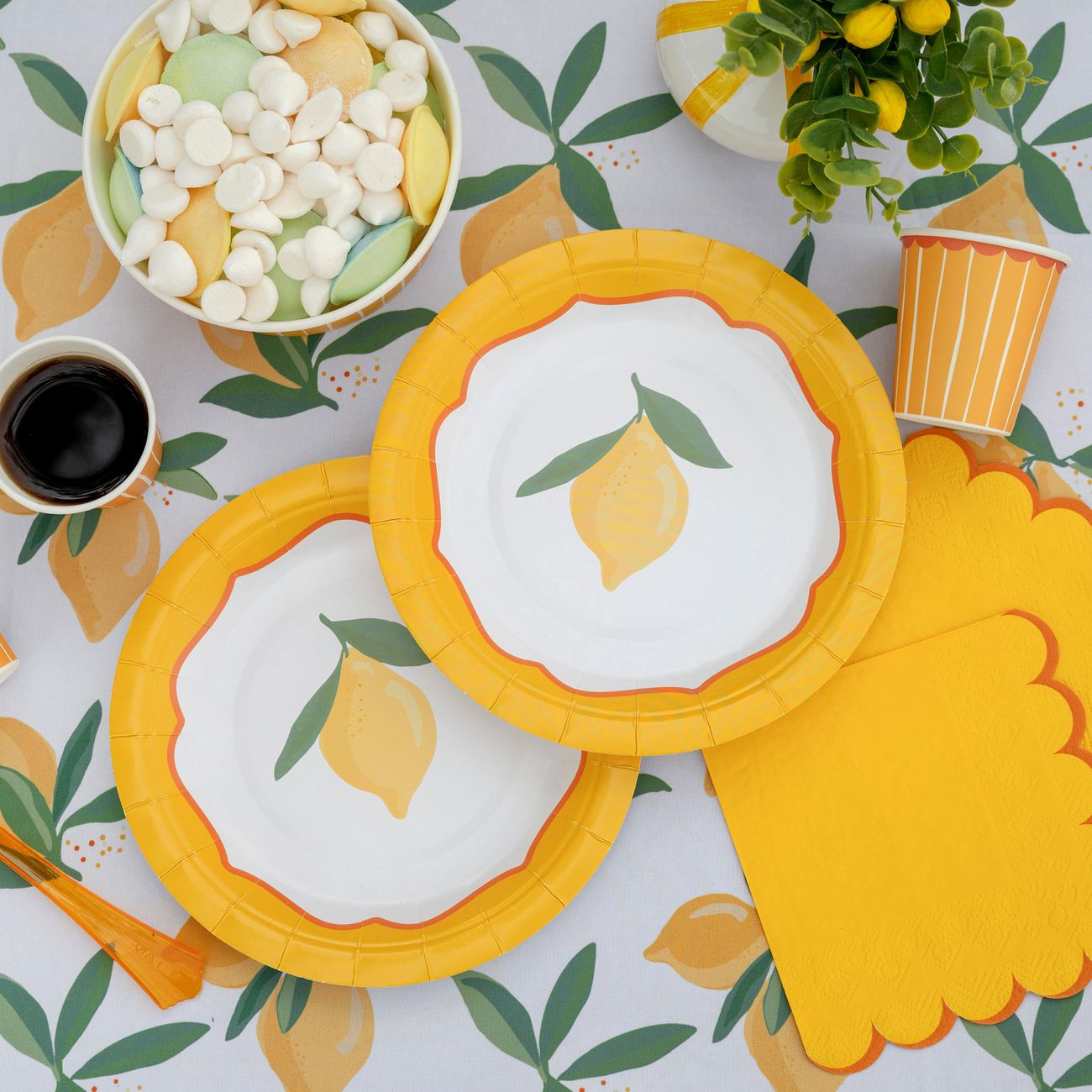 Pappersassietter Citron