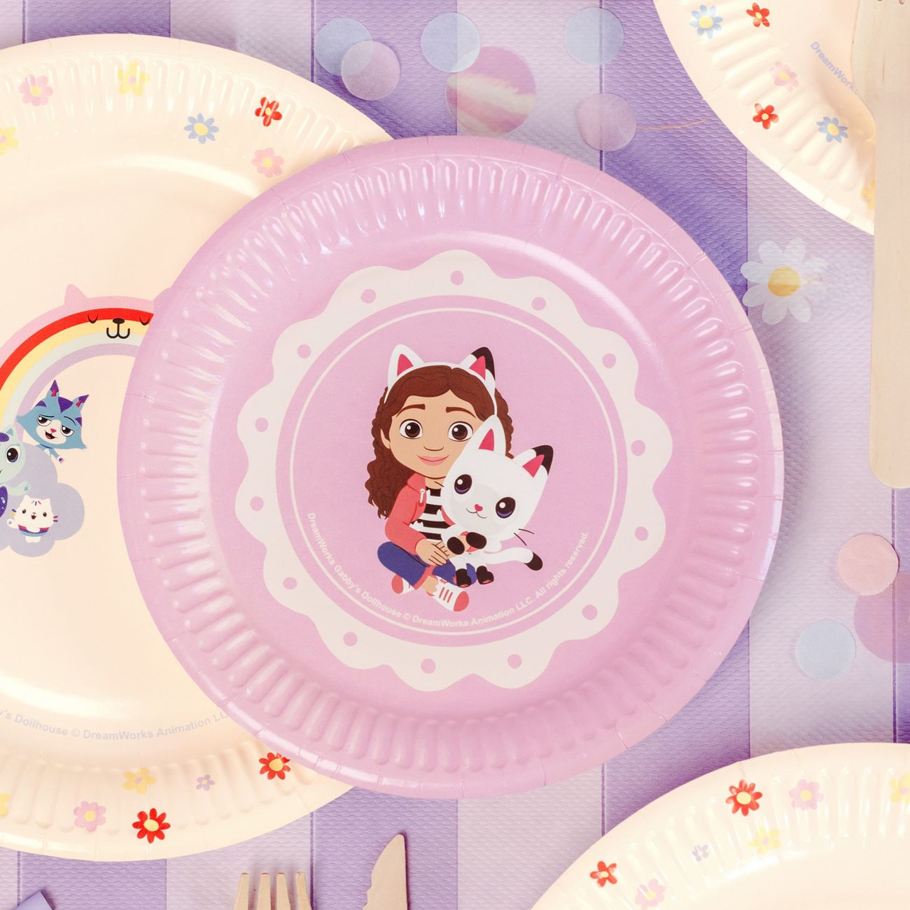 Gabbyn Nukkekoti Vaaleanpunainen Leipälautanen