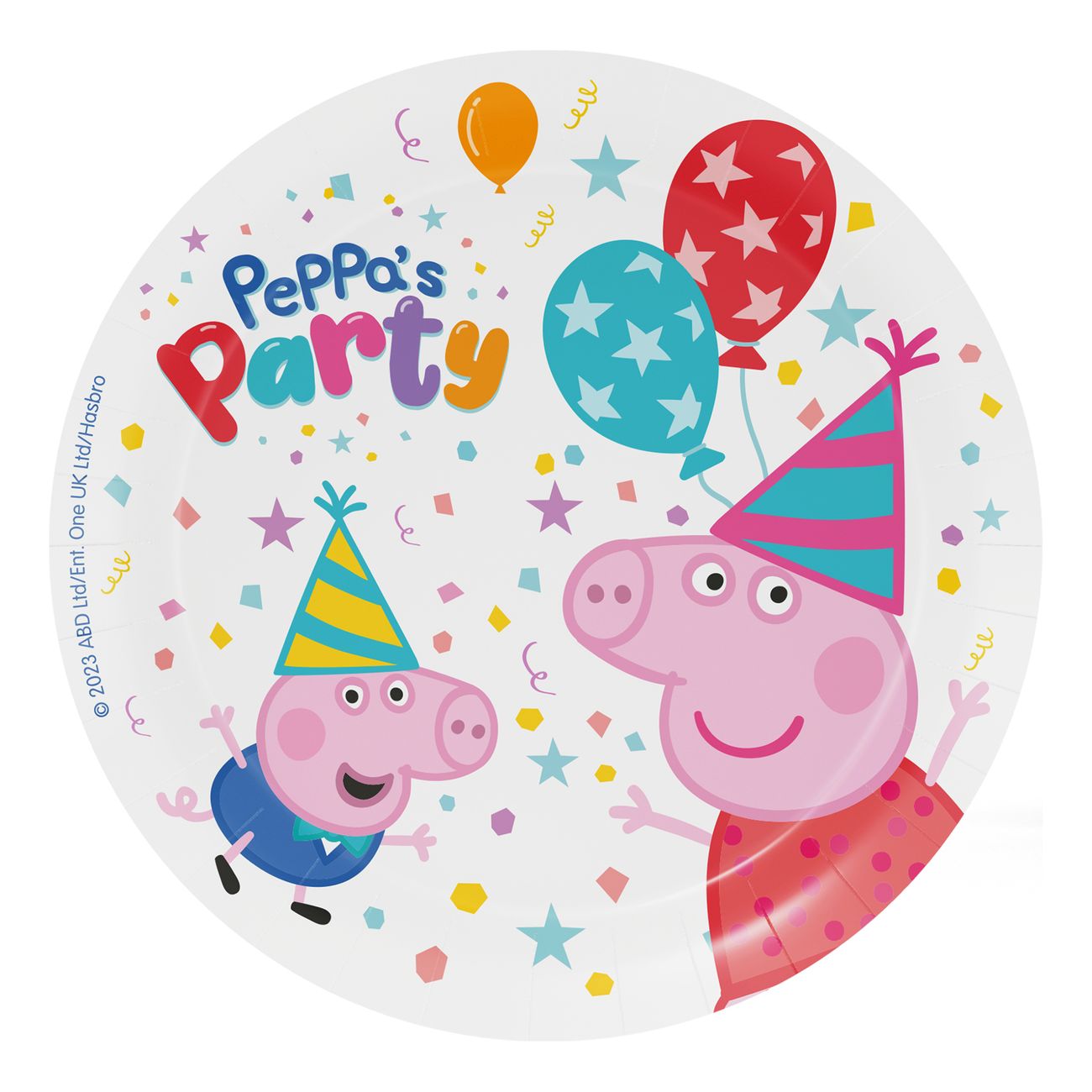 Pappersassietter Greta Gris™ Peppa’s Party