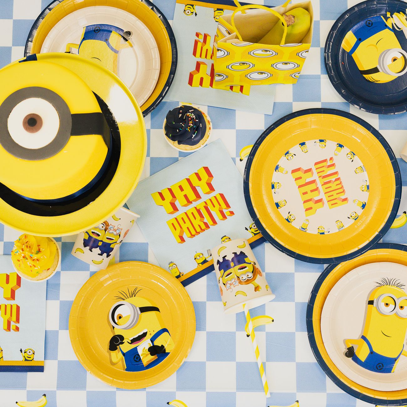 Pappersassietter Minions