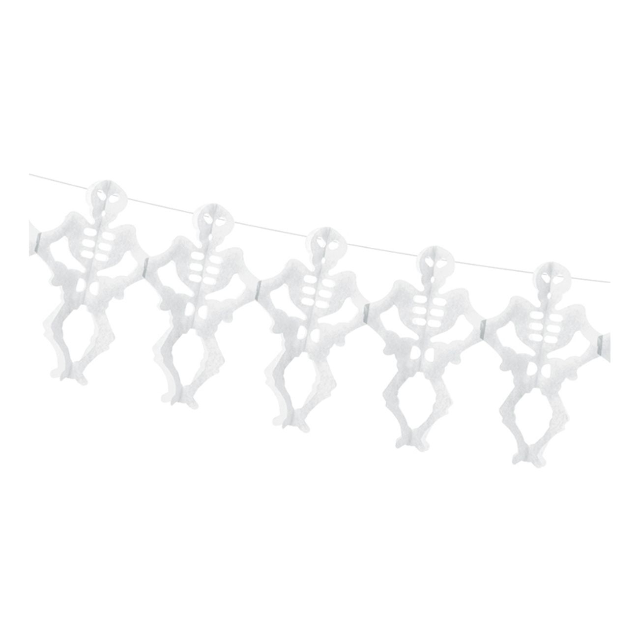 pappersgirlang-skelett-vit-1