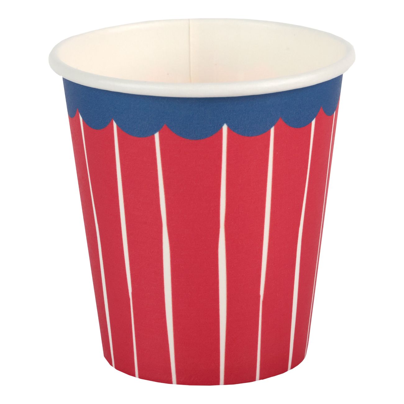 Pappersmugg Liten Röd/Blå