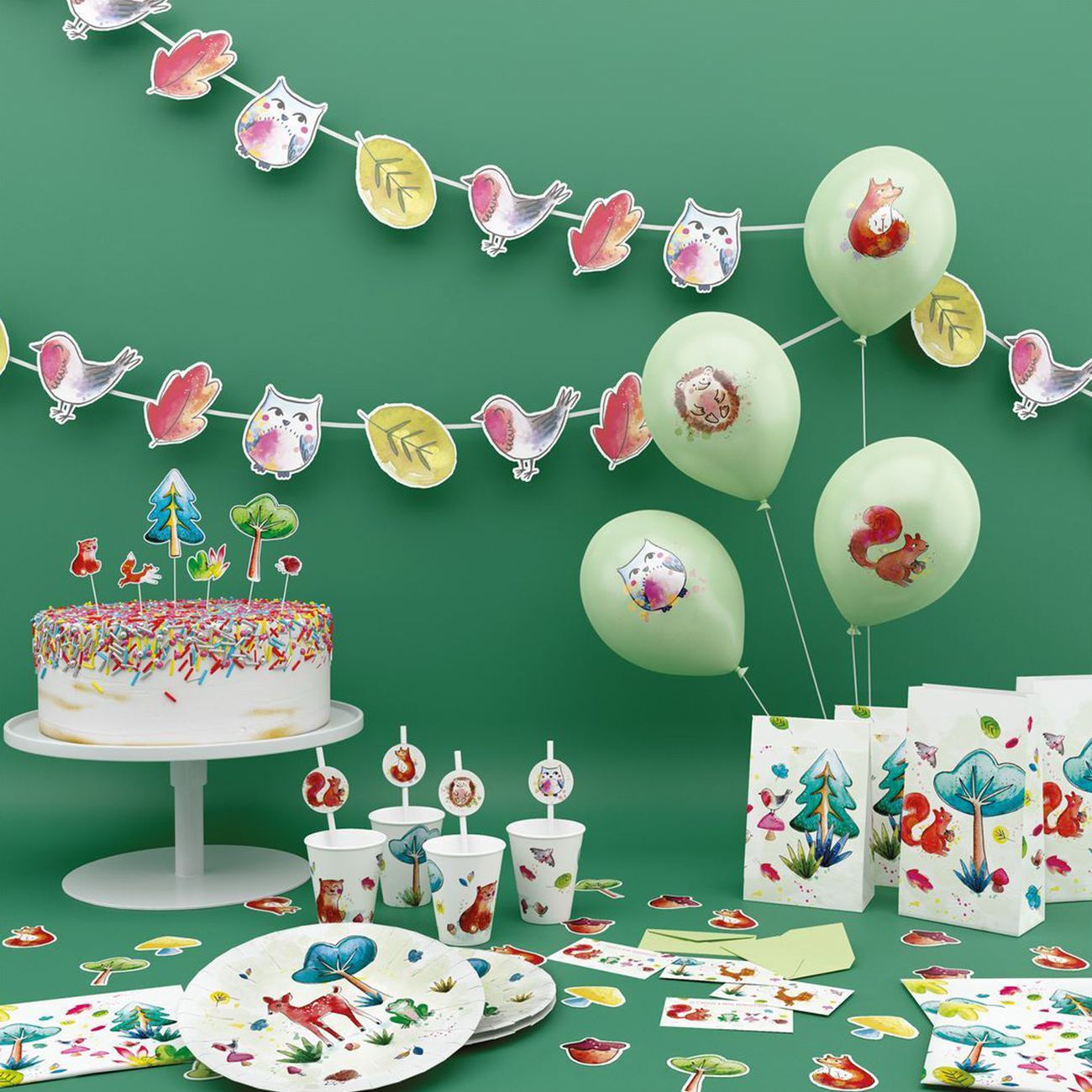 Pappersmuggar Skogsdjur