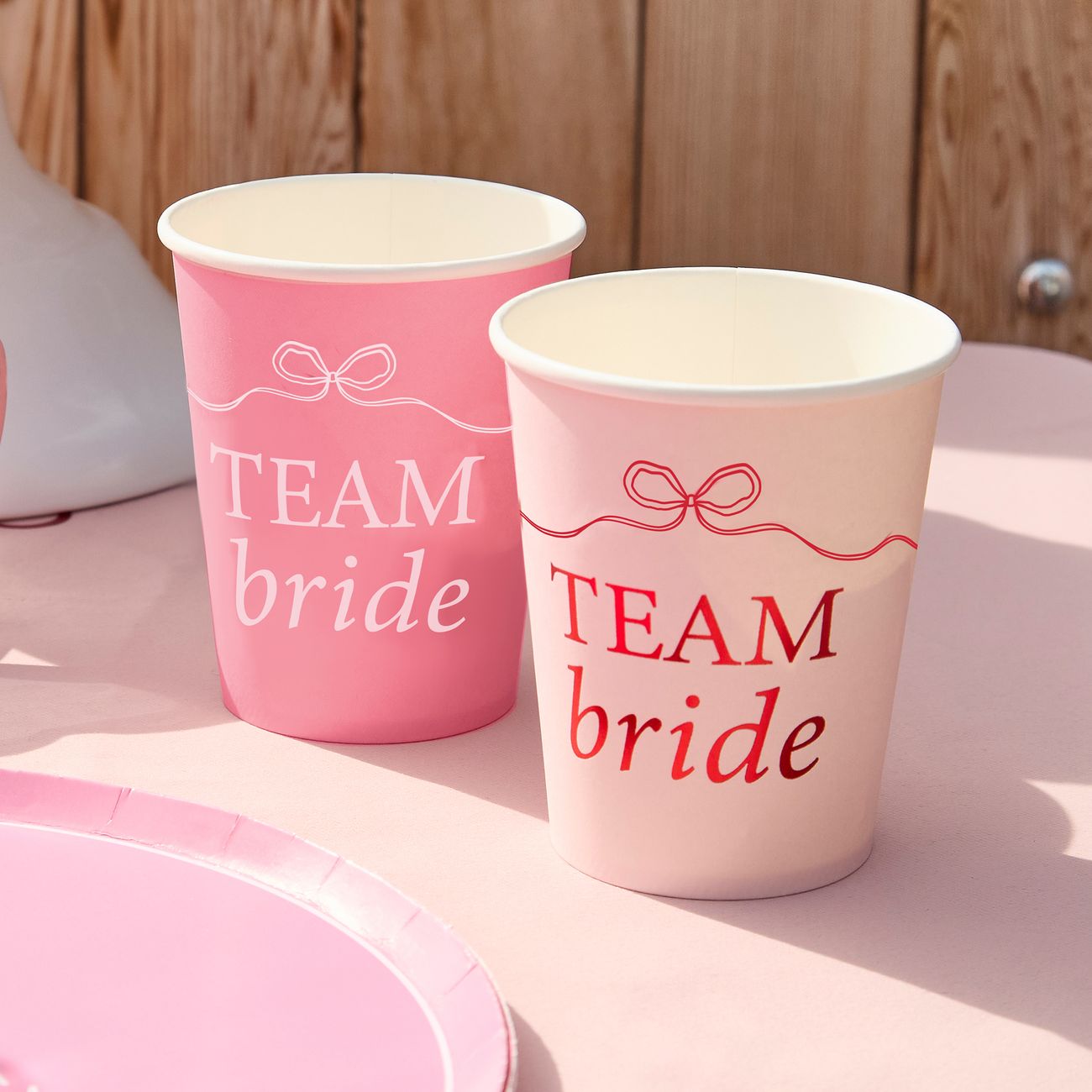 Pappersmuggar Team Bride Rosa Rosett
