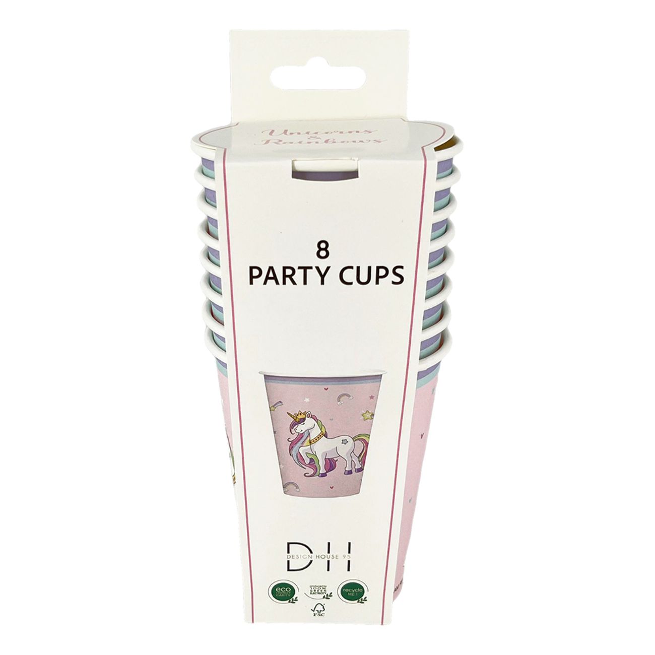 Pappersmuggar Unicorns & Rainbows