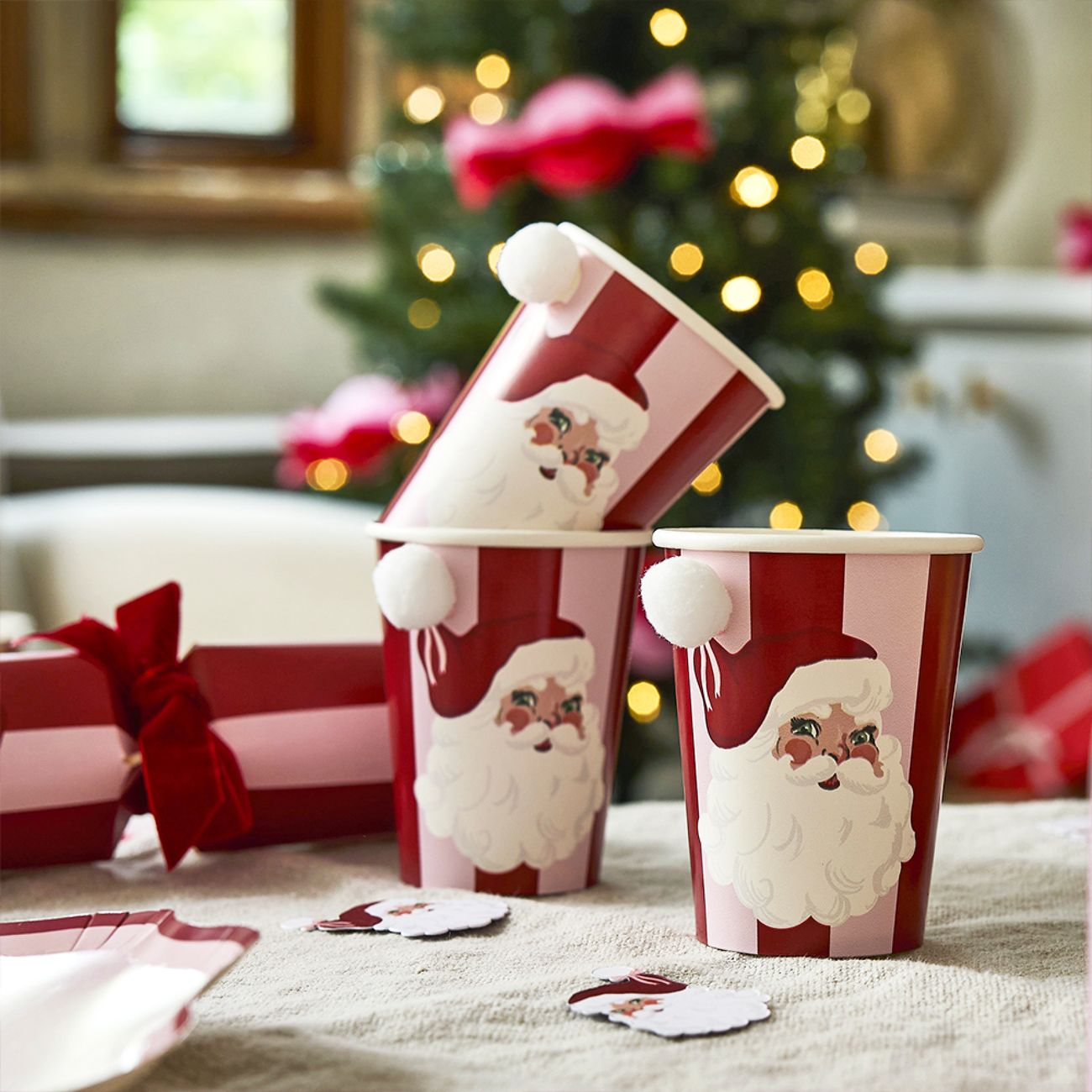 Pappersmuggar Vintage Tomte