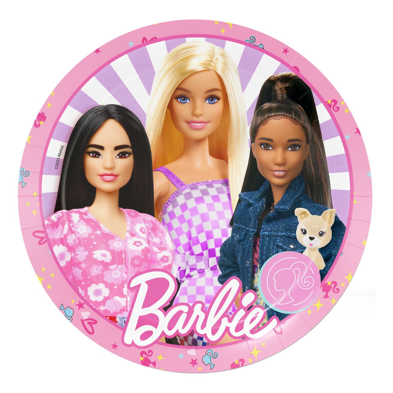 Papperstallrikar Barbie™ Friends
