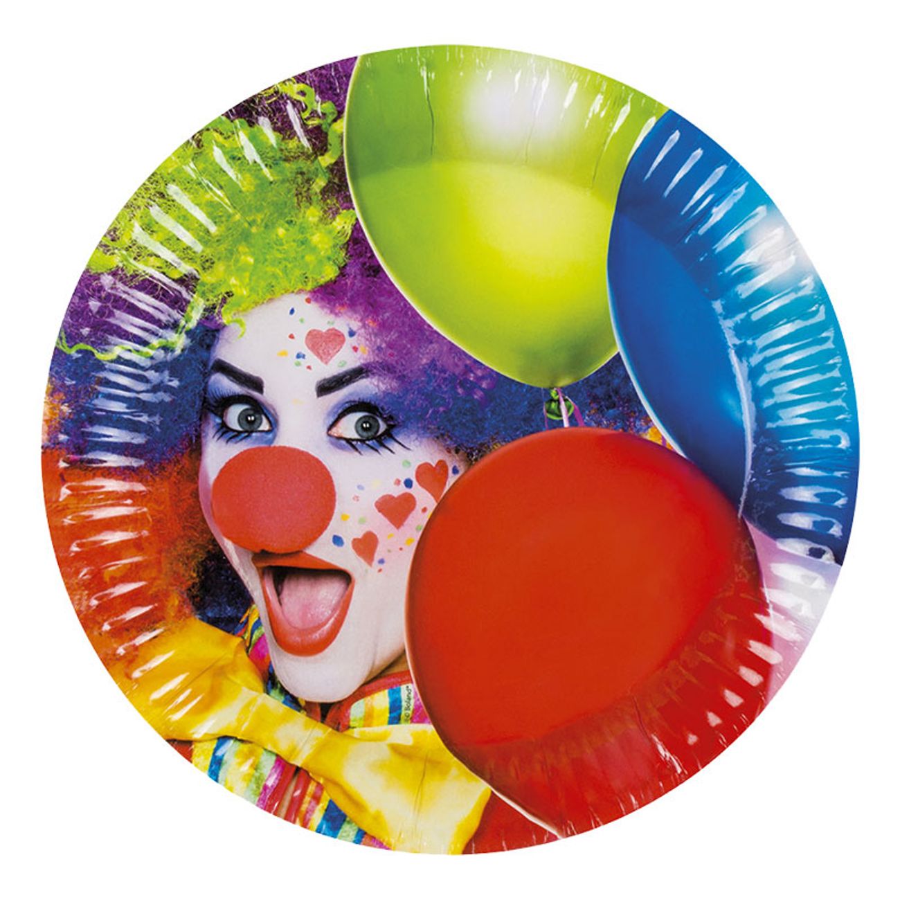 papperstallrikar-cirkusclown-1