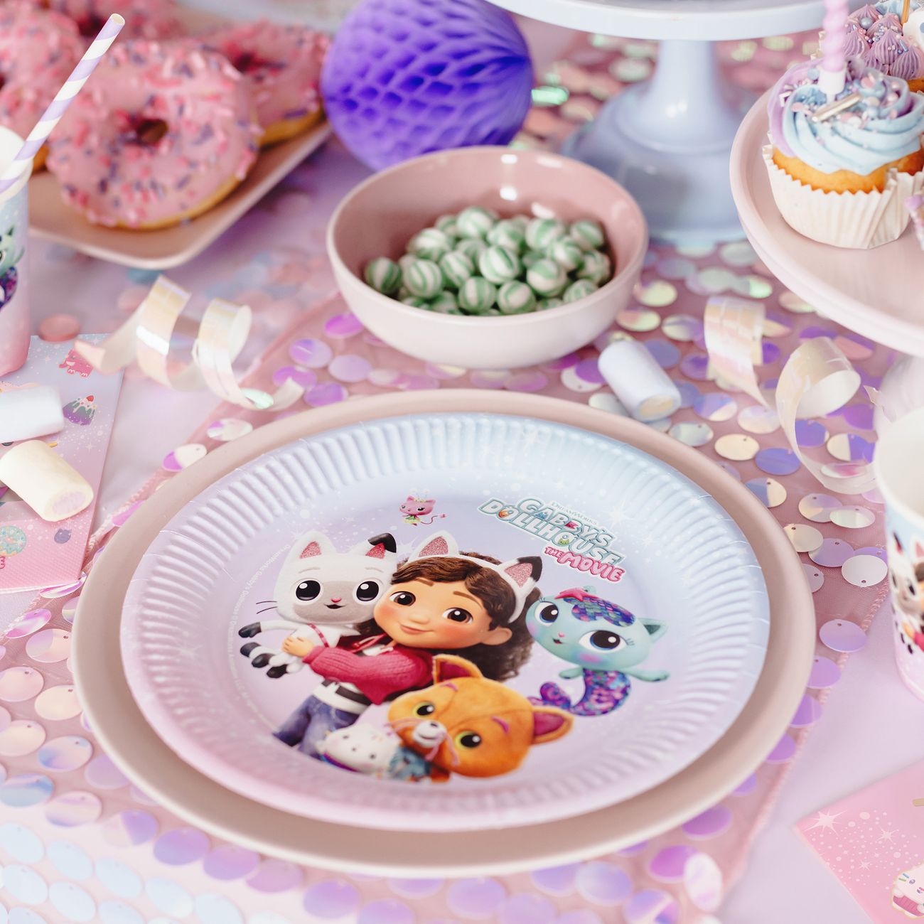 Paptallerkener Gabbys Dukkehus