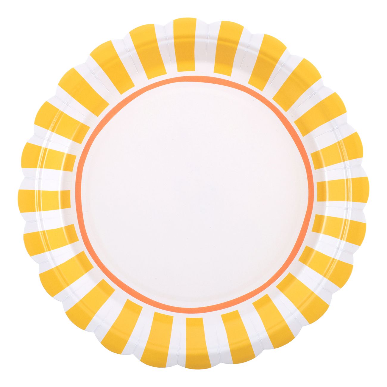 Papperstallrikar Gul/Orange