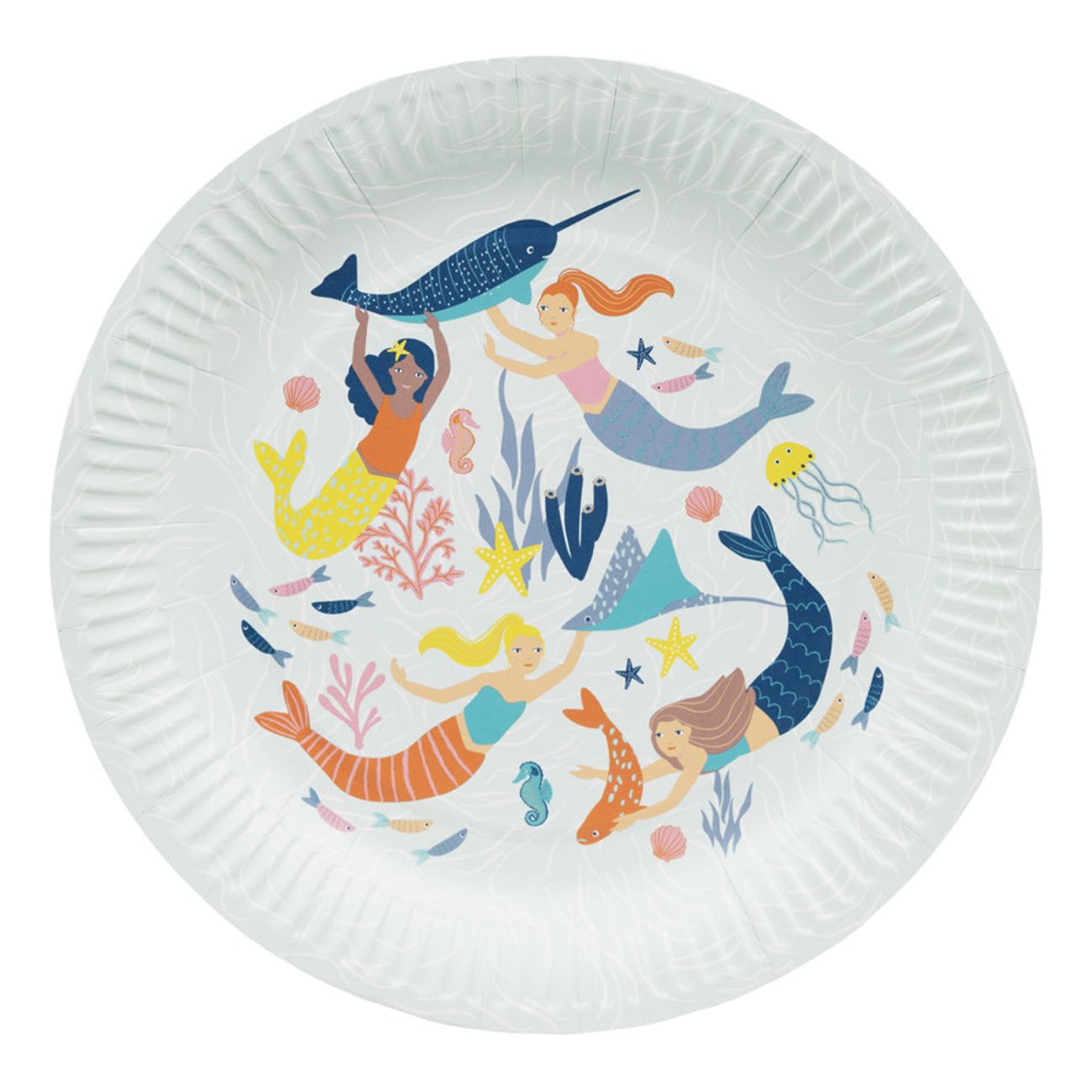 papperstallrikar-mermaid-waves-108392-1
