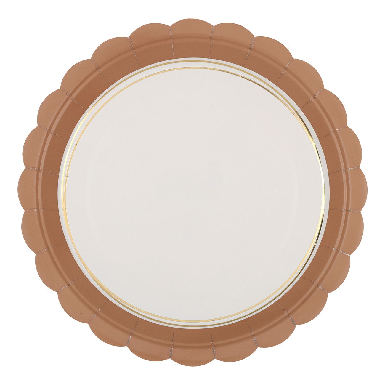 Papperstallrikar Mocha