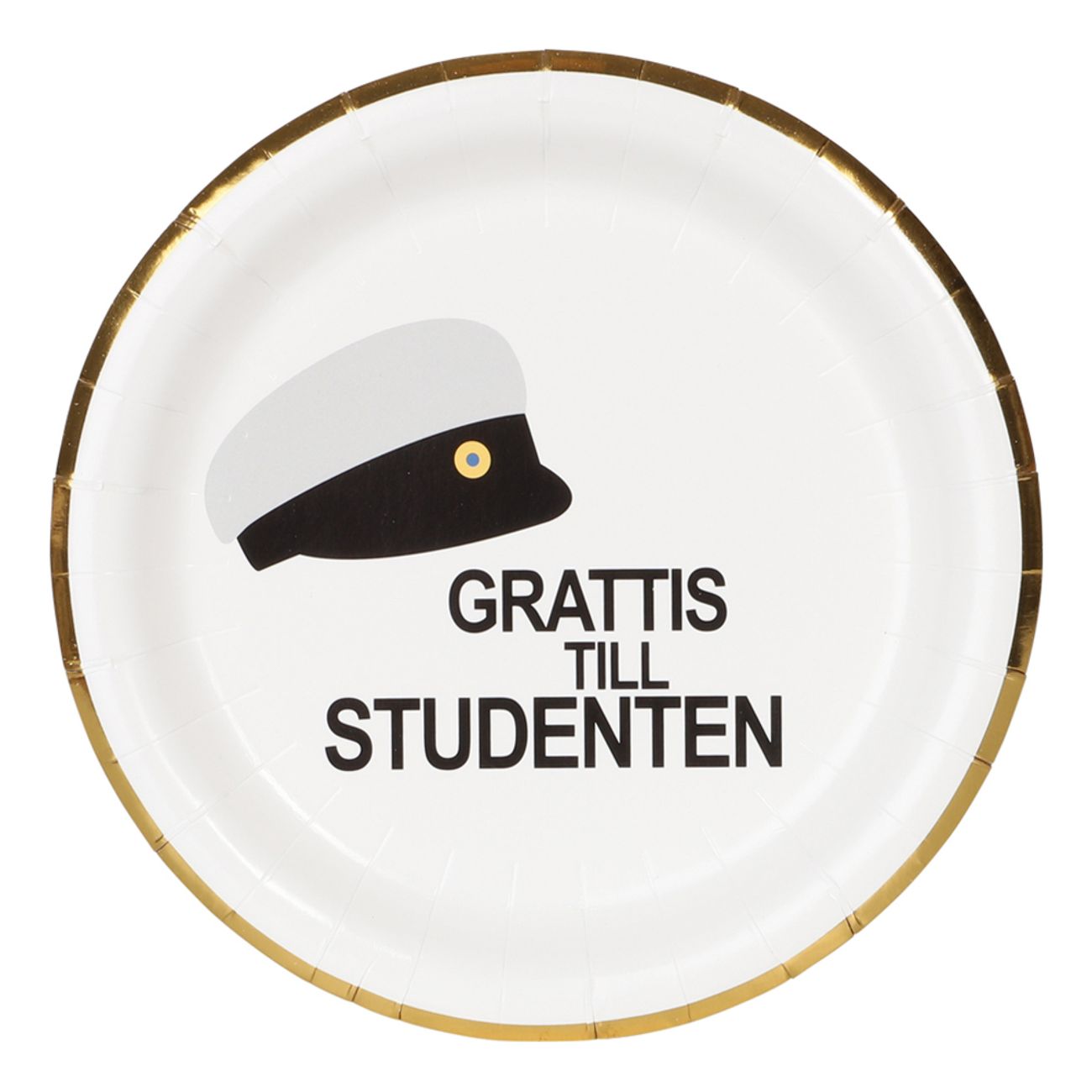 Studentinlakkipahvilautaset