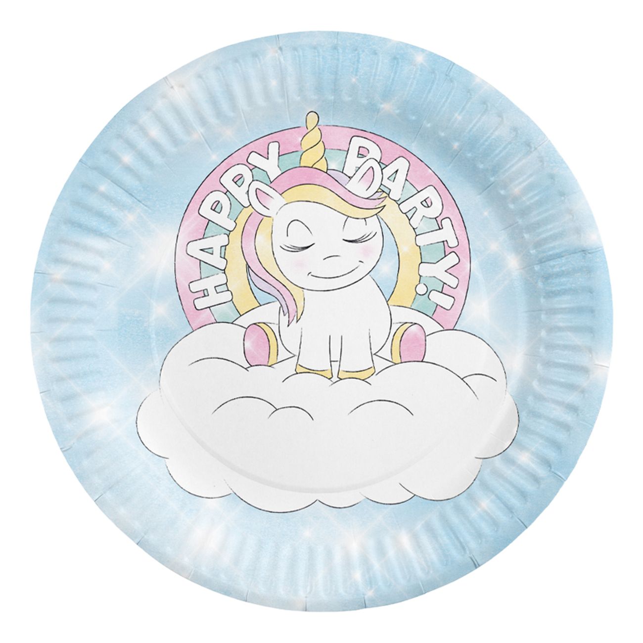 Papperstallrikar Unicorn