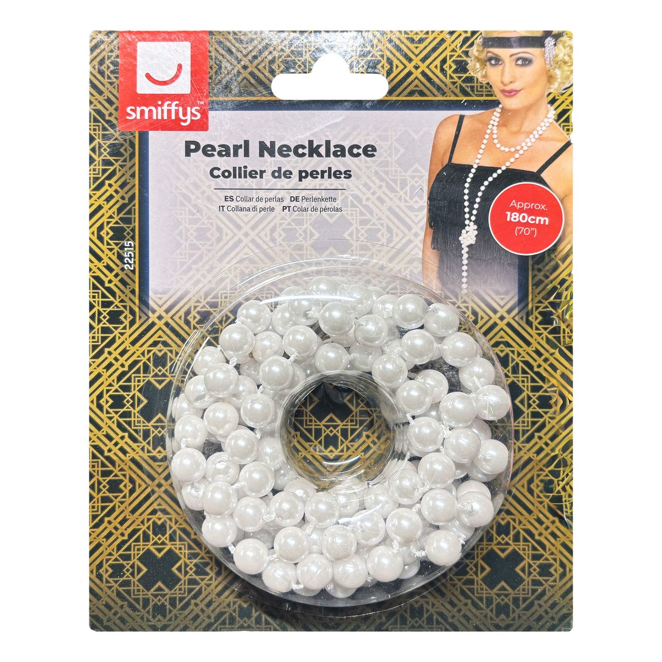 Perlekjede Elfenben Ekstra Langt