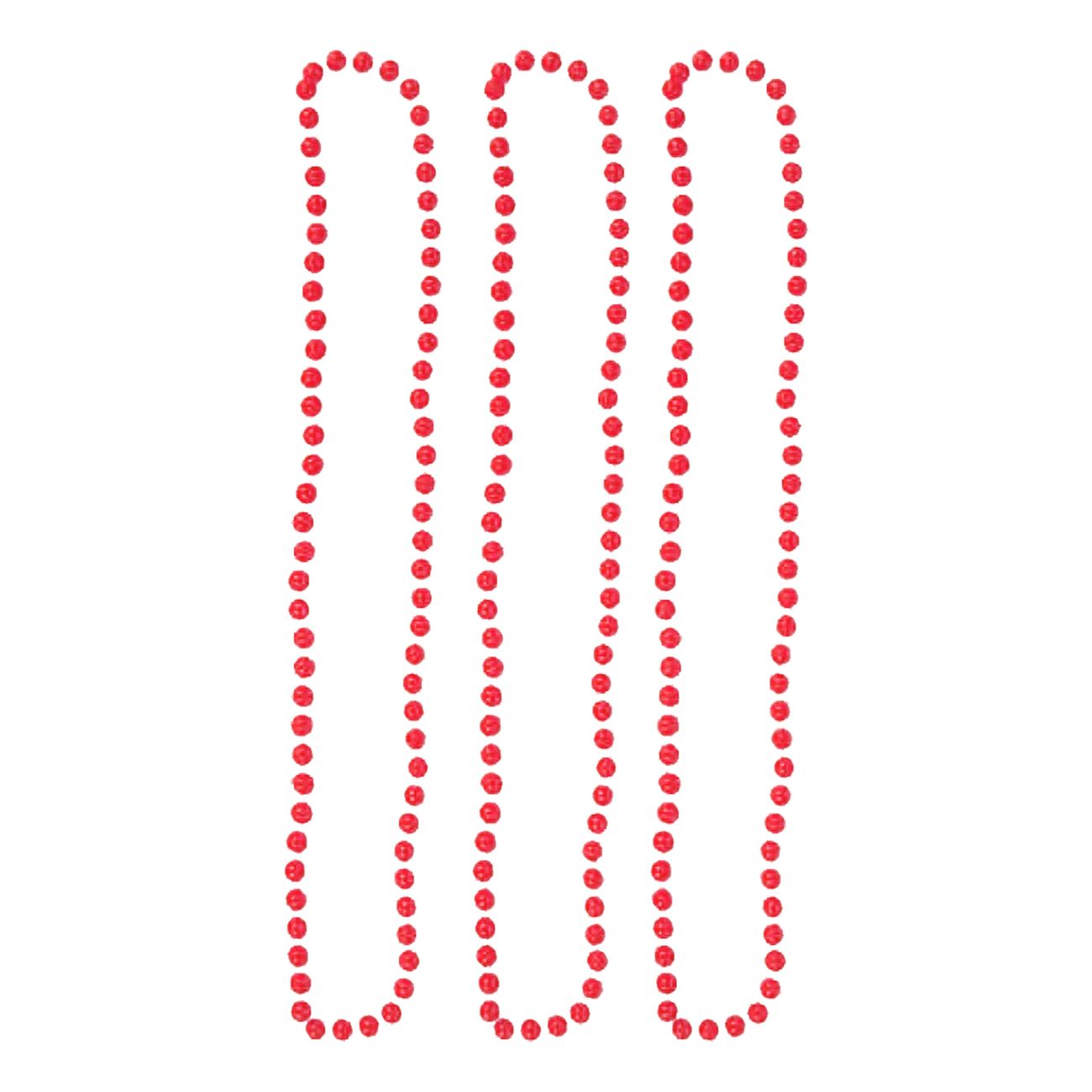 Pärlhalsband Självlysande Rosa