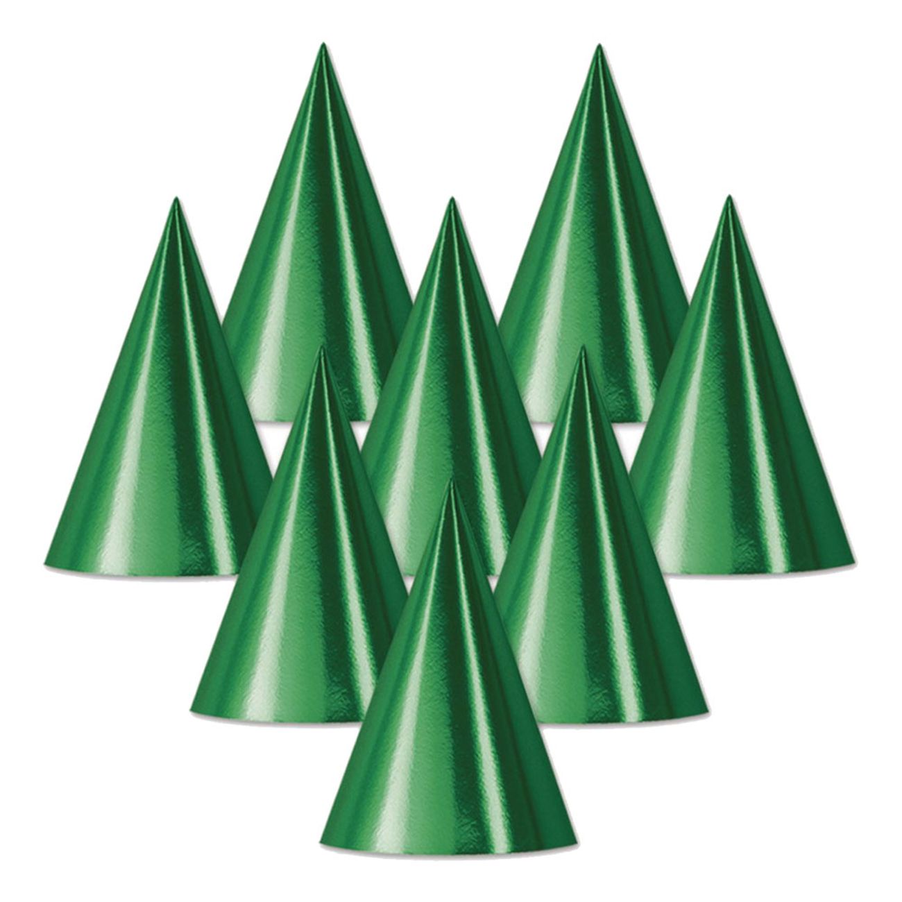 Partyhatt Grønn Metallic