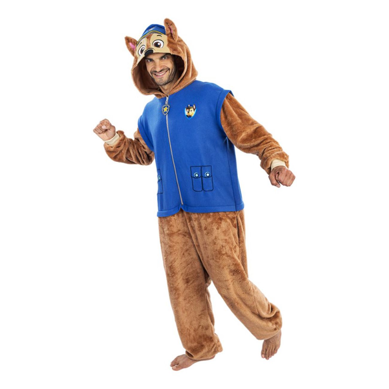 Paw Patrol™ Chase Onesie Maskeraddräkt