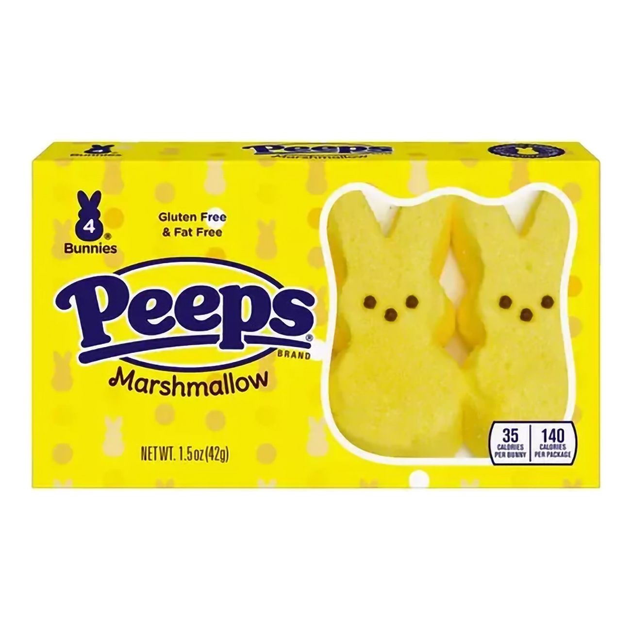 Peeps Marshmallow Bunnies Yellow