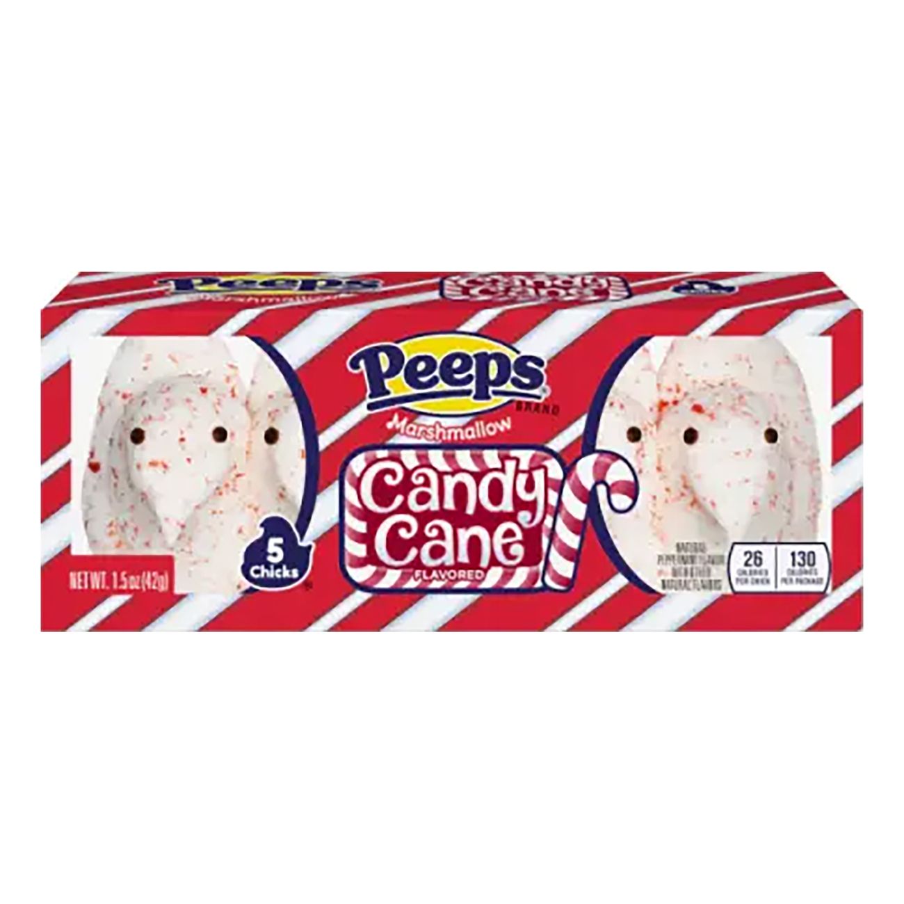 Peeps Marshmallow Candy Cane Chicks