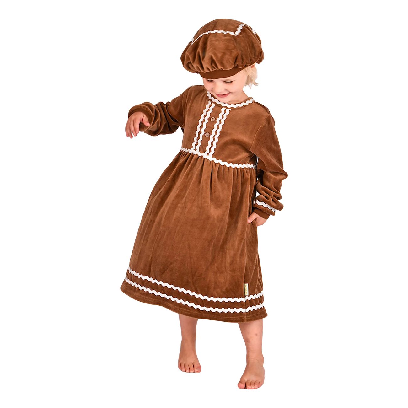 Pepparkaksgumma Barn Maskeraddräkt