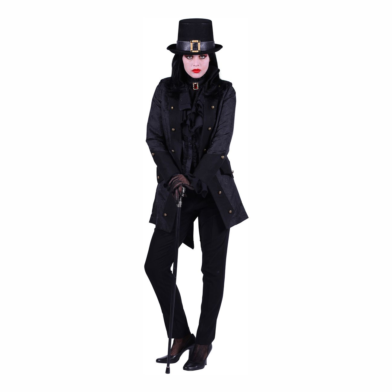 Pirat Kappa Dam Svart Deluxe