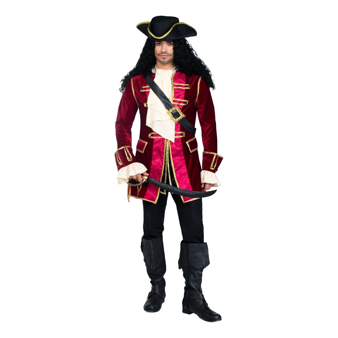 Pirat Kapten Deluxe Maskeraddräkt
