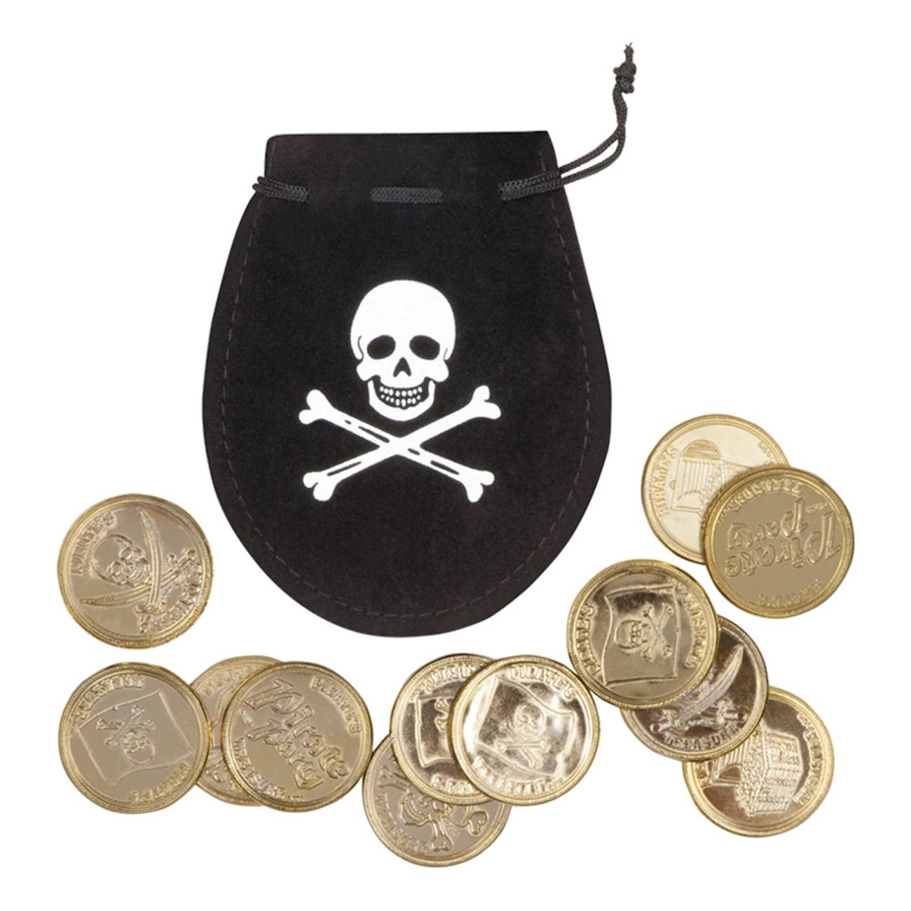 Piratpung med guldmynt