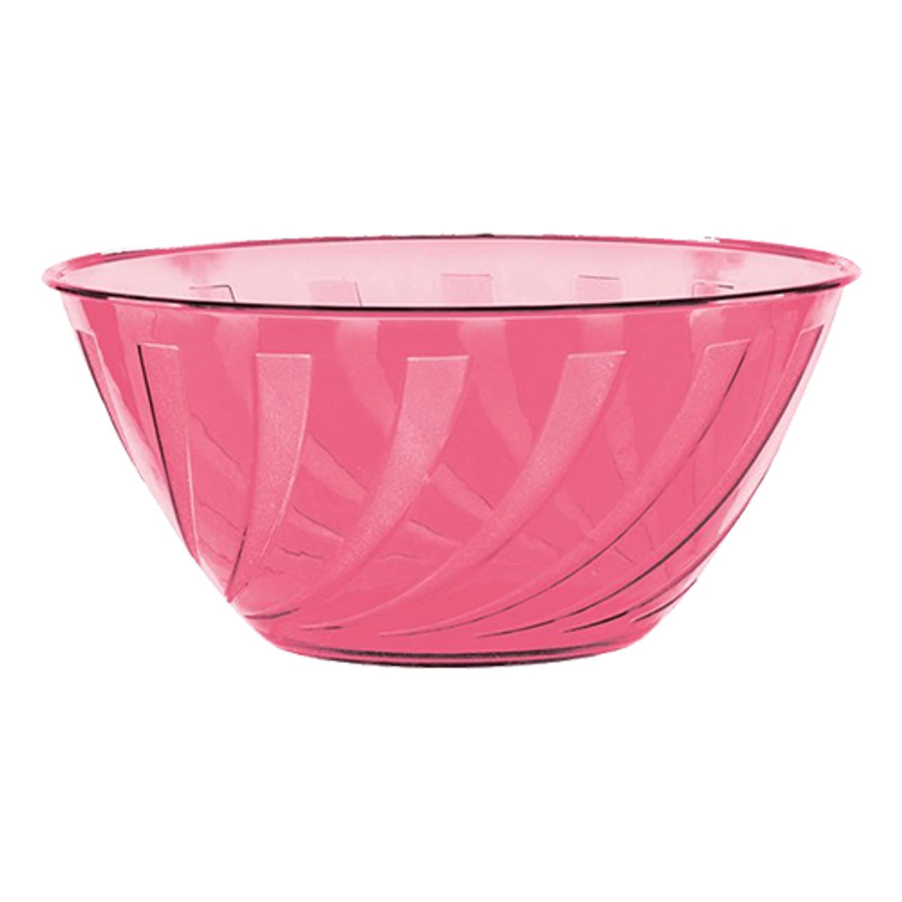 Plastskål Swirl Rosa