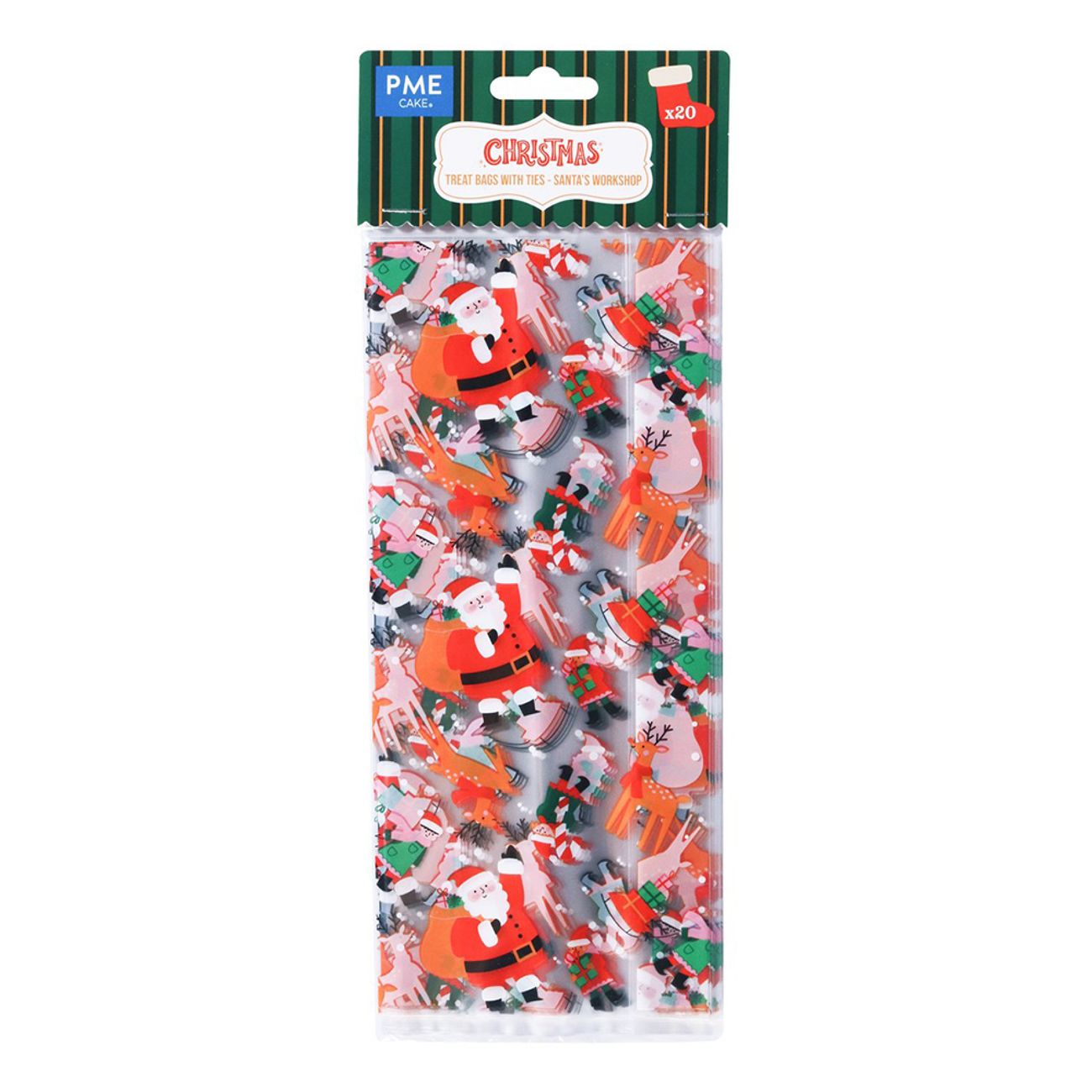 PME Cellofanpåsar Julmotiv