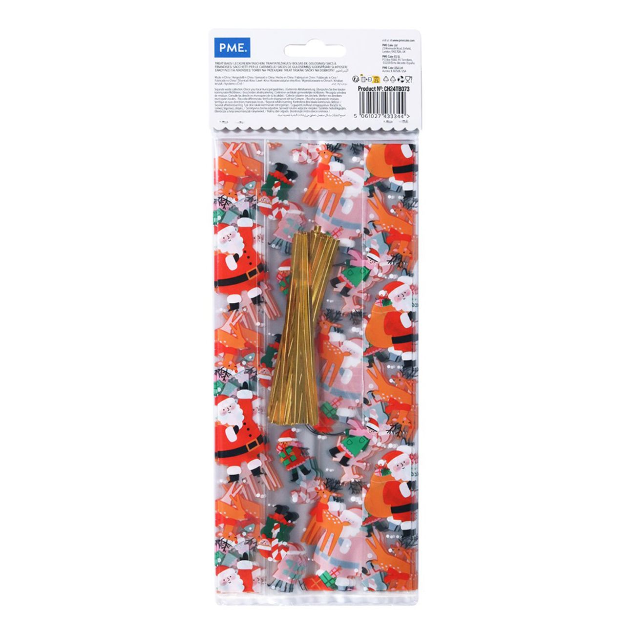 PME Cellofanpåsar Julmotiv
