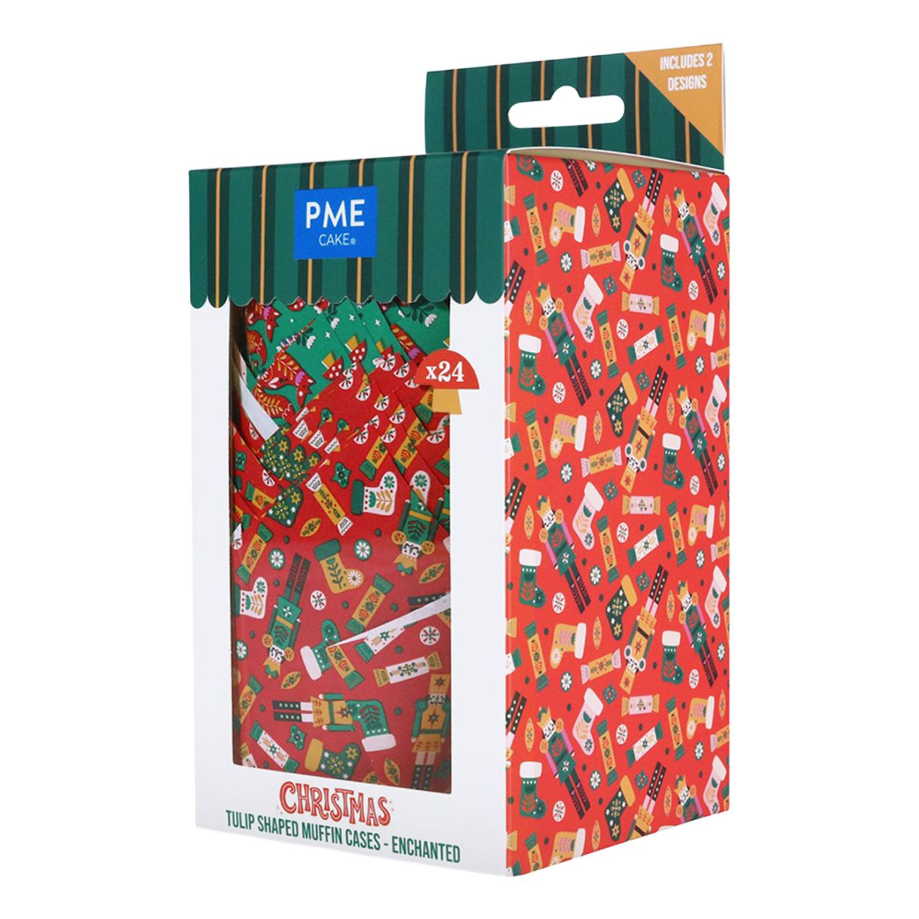 PME Cupcakes-koristekääreet Joulukuosi