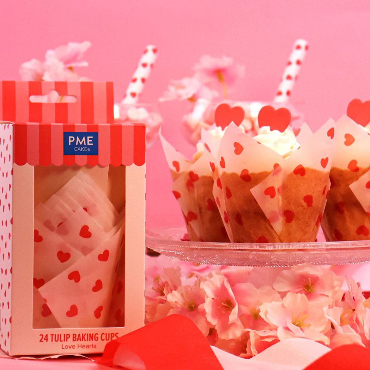 PME Muffinsformar Love Hearts