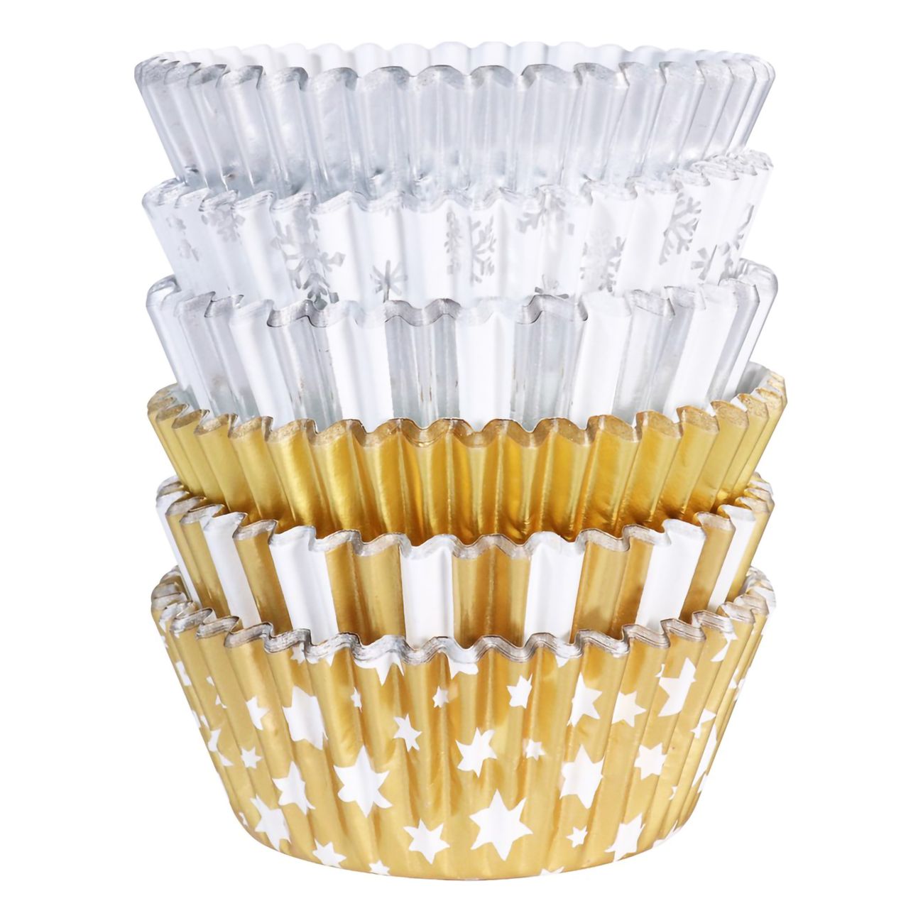 PME Muffinsformar med Folie Guld/Silver