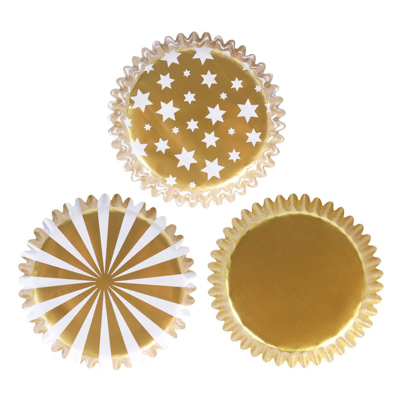 PME Muffinsformar med Folie Guld/Silver