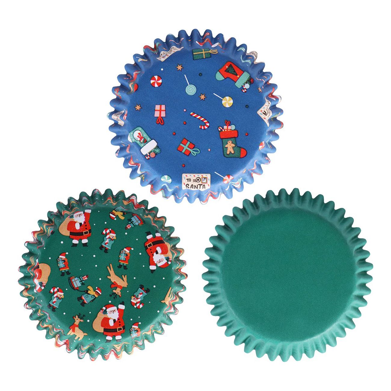 PME Muffinsformar med Folie Julmotiv Mix