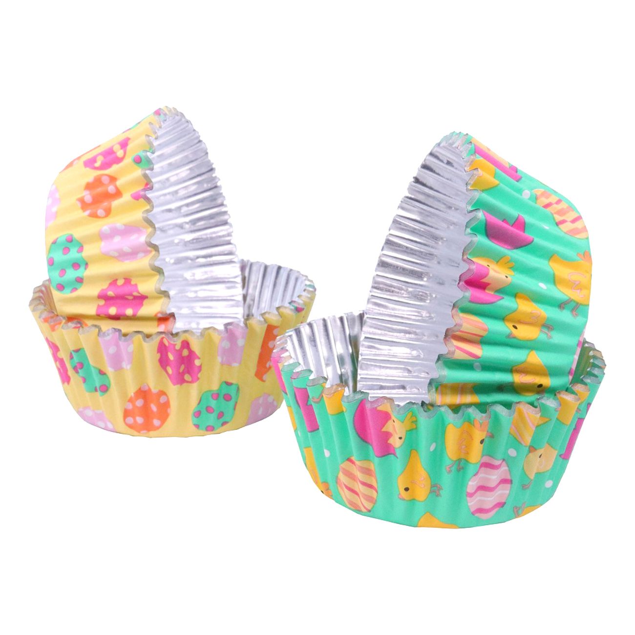 PME Muffinsformar med Folie Påskkycklingar
