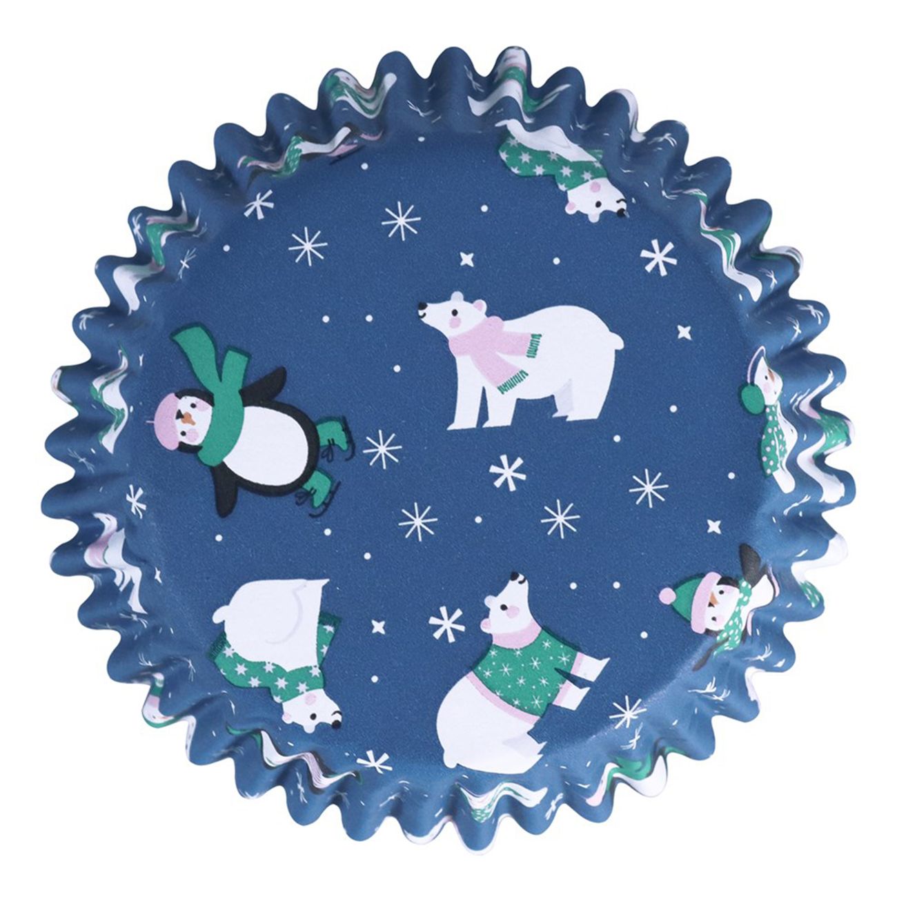 PME Muffinsformar med Folie Snögubbar